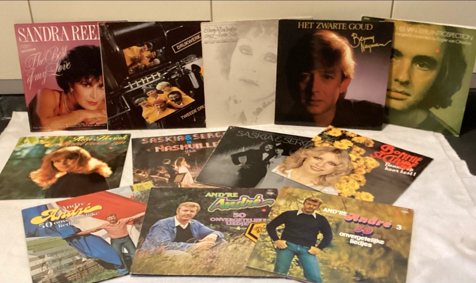 12 Nederlandstalige LP's - Diverse artiesten, Ophalen, LP, Gebruikt, Pop