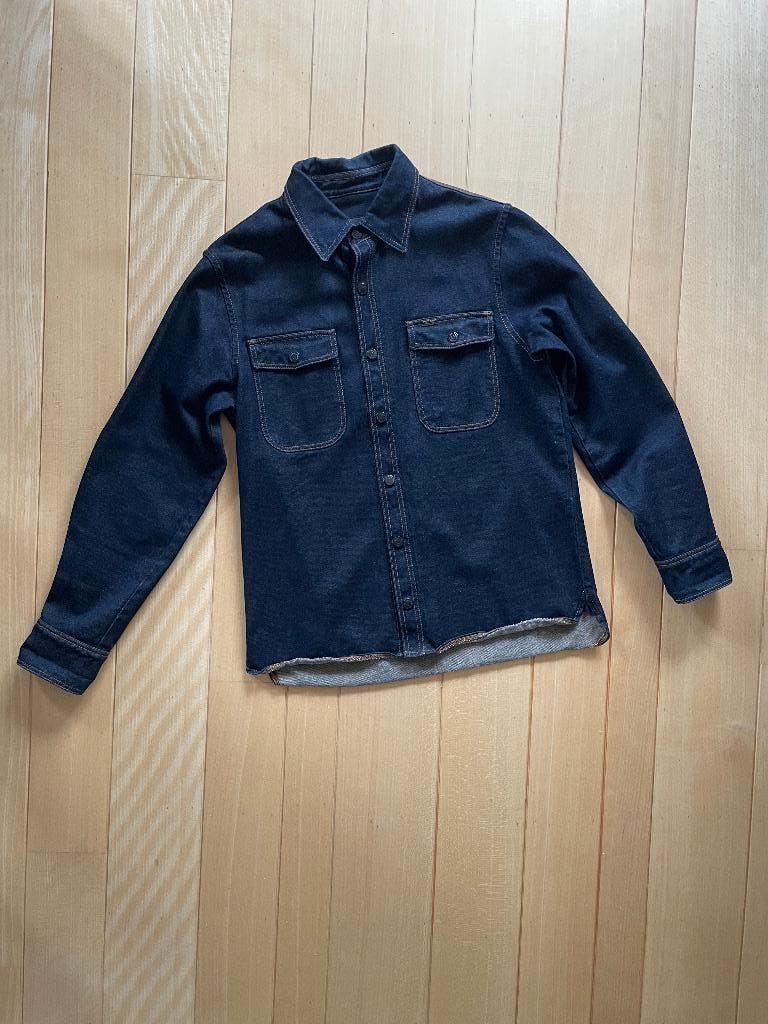 Pike Brothers - Selvedge denim shirt (Size: L), Kleding | Heren, Spijkerbroeken en Jeans, Nieuw, Overige jeansmaten, Blauw, Verzenden