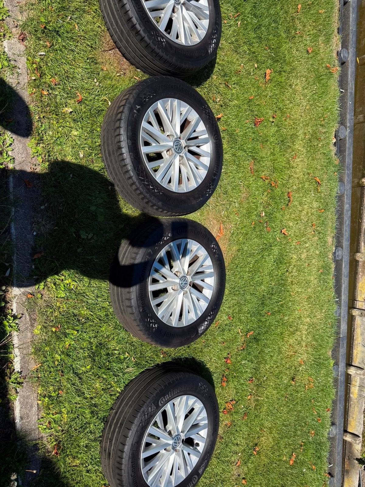 Set van 4 Continental PremiumContact 7 banden met velgen, Ophalen, 16 inch, Banden en Velgen, Personenwagen