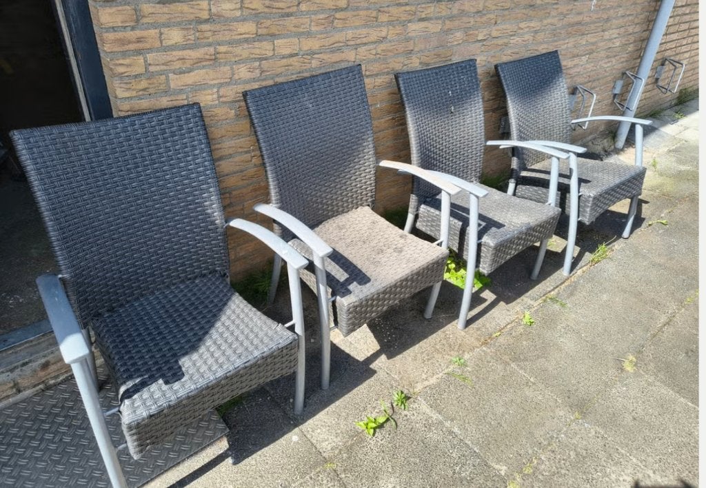 tuinstoelen 4 stuks Bois Le Duc, Ophalen, Gebruikt, ., .