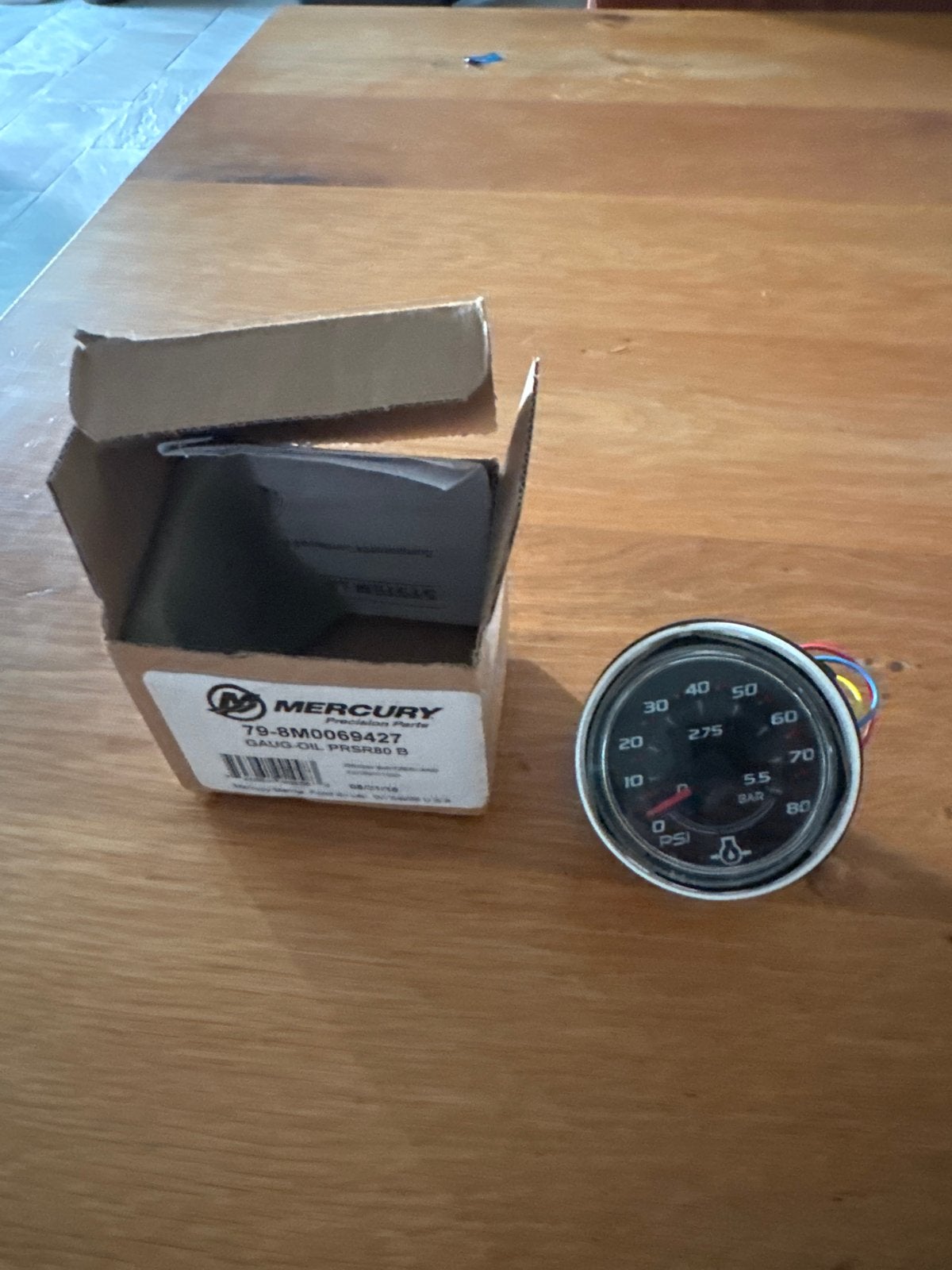 Mercury Oliedrukmeter - Nieuw in doos, Ophalen of Verzenden, Nieuw, Motor en Techniek