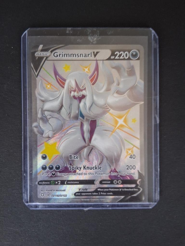 Grimmsnarl V SV116/SV122 (Shining Fates) NM, Ophalen of Verzenden, Nieuw, Losse kaart, Foil