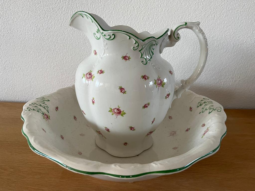 Antiek lampetstel van Grimwades (England)., Ophalen