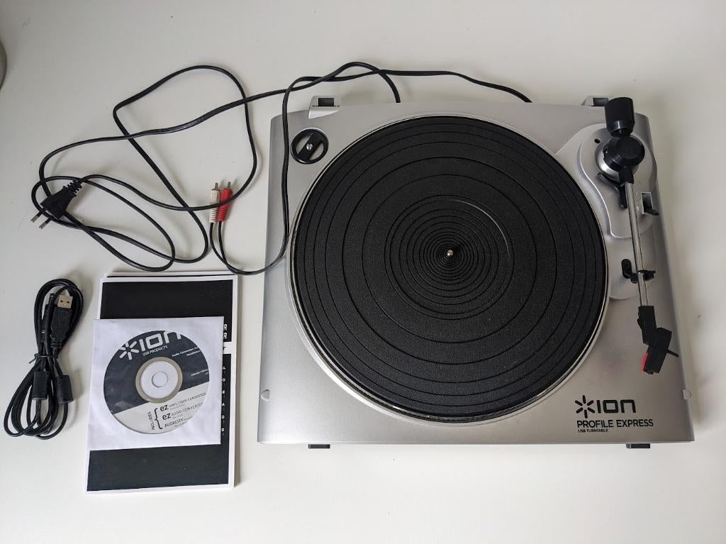 platenspeler Ion Profile Express met USB om te digitaliseren, Overige merken, Gebruikt, Ophalen of Verzenden, USB-aansluiting