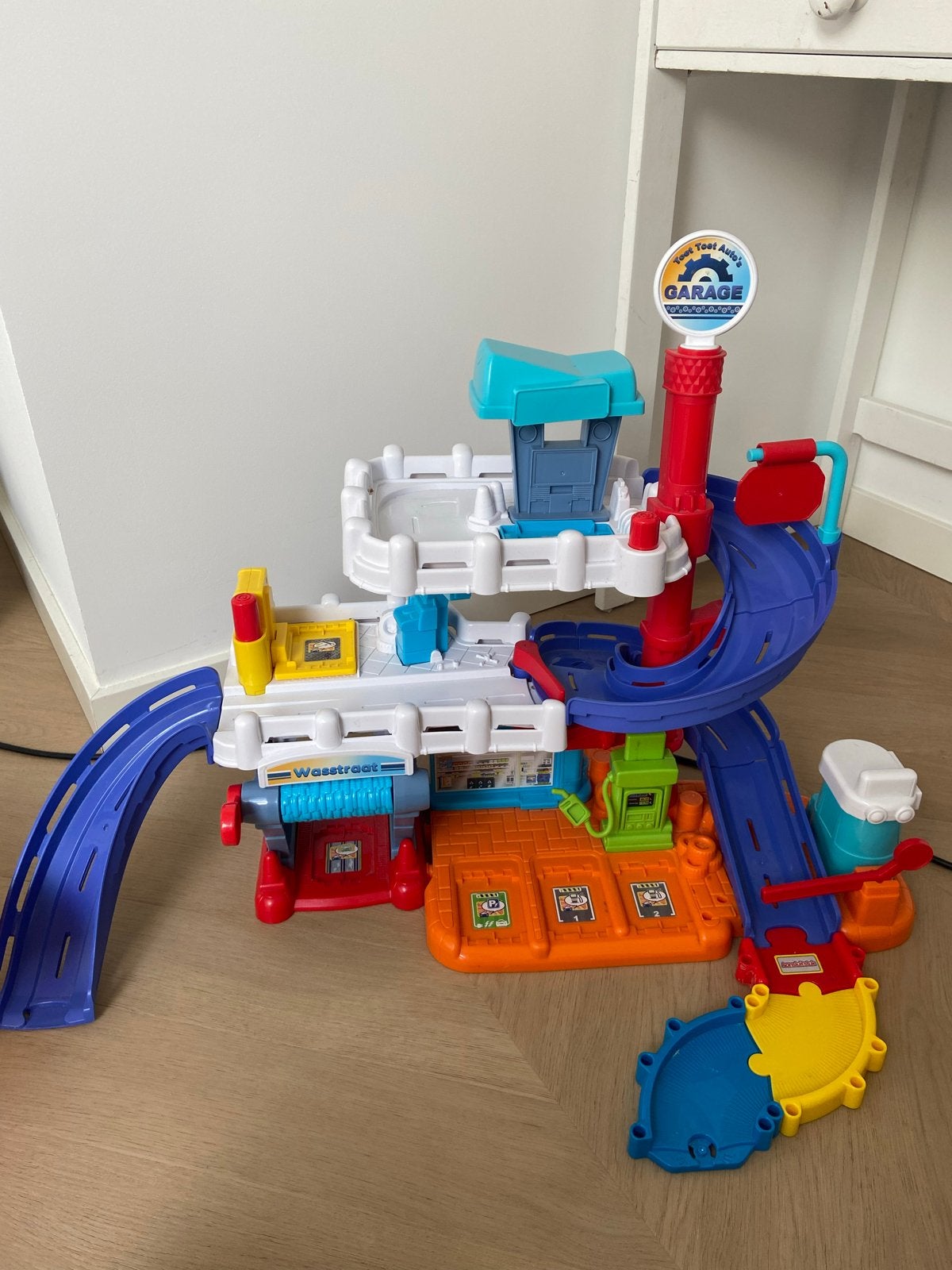 VTech Toet Toet Auto's Garage en Wasstraat Speelset, Ophalen, Zo goed als nieuw