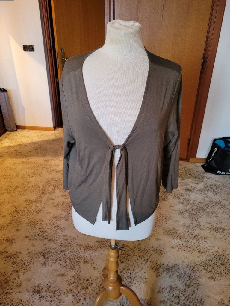 vest van Sophia Perla, maat 42 groen/taupe, Maat 42/44 (L), Ophalen of Verzenden, Zo goed als nieuw, Sophia Perla