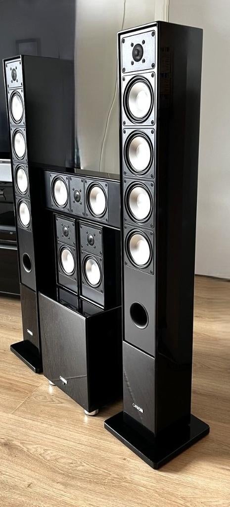 CANTON 3050 Movie Heimkino 5.1 set, Gebruikt, Complete surroundset, 120 watt of meer, Ophalen