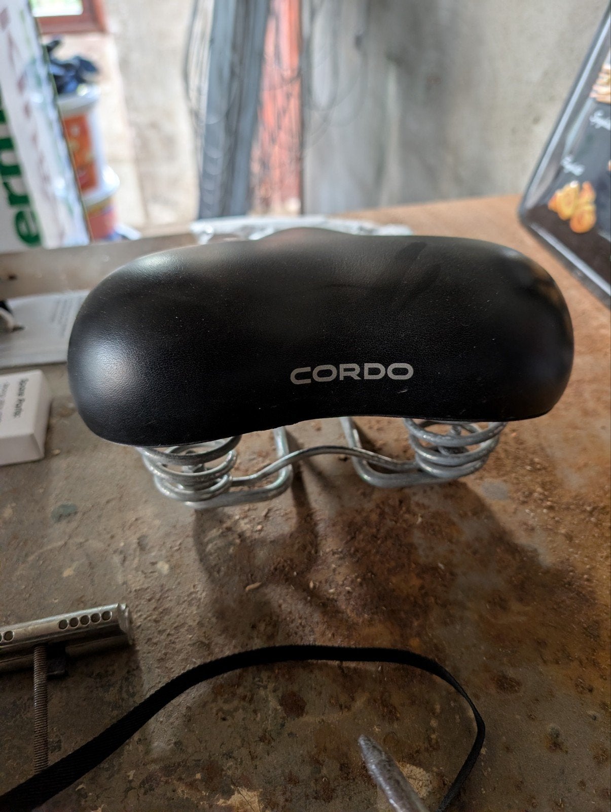 Cordo fietszadel met vering - Comfortabel en duurzaam, Elektrische fiets, Gebruikt, Cordo, Kunststof