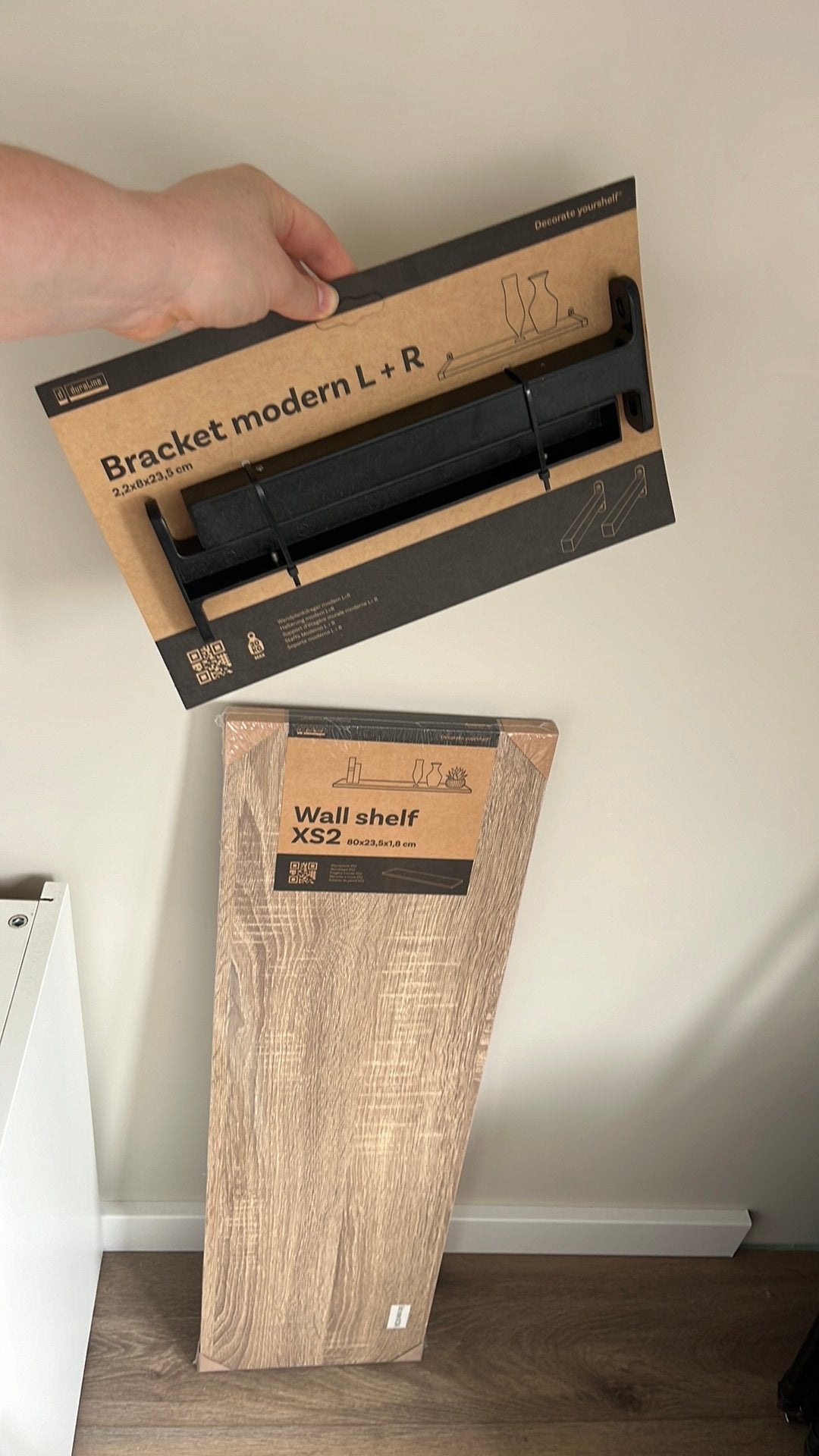 Nieuwe plank met beugels, Ophalen of Verzenden, Nieuw
