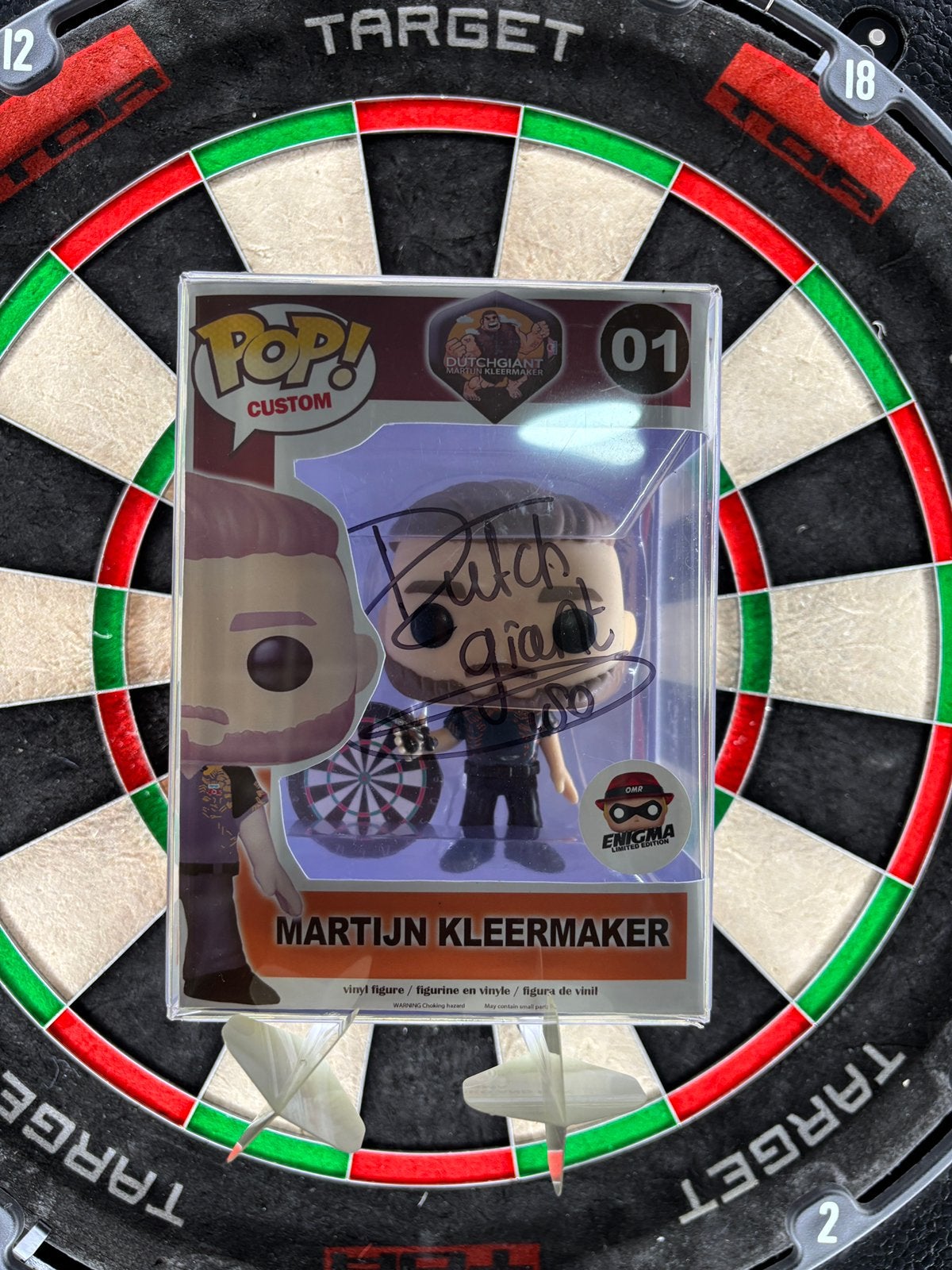 Gesigneerde Custom Funko Pop Martijn Kleermaker, Ophalen of Verzenden, Zo goed als nieuw