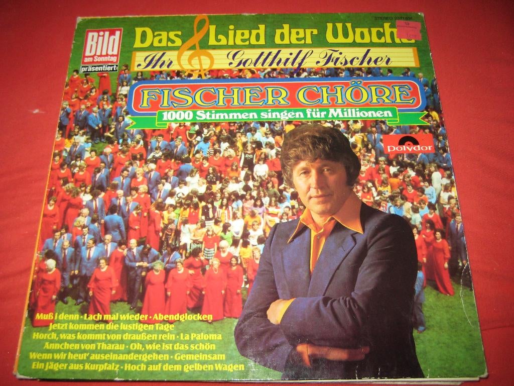 LP, Fischer Chöre: 1000 Stimmen singen für Millionen, Ophalen of Verzenden, Zo goed als nieuw, Overige formaten