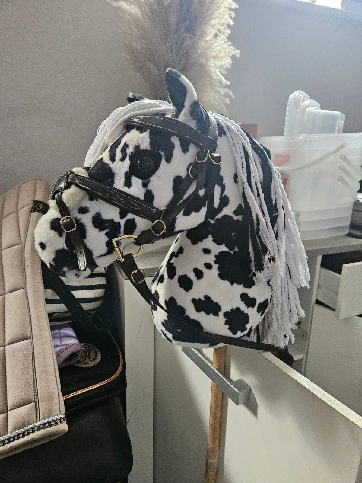 Mooie Hobby Horse met Hoofdstel - Gloednieuw!, Ophalen of Verzenden