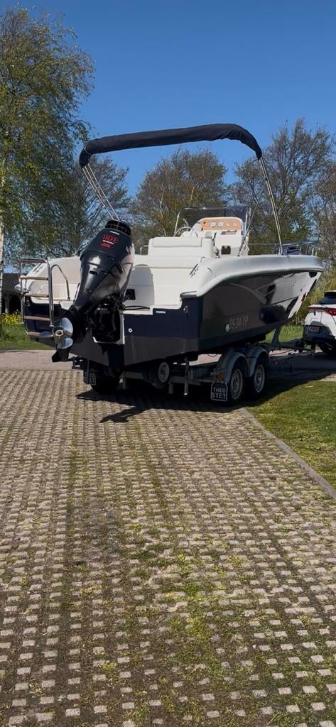 Almar 22 Consoleboot met Suzuki 140 PK en gekeurde trailer, Watersport en Boten, 70 pk of meer, Gebruikt, 6 meter of meer, Ophalen of Verzenden