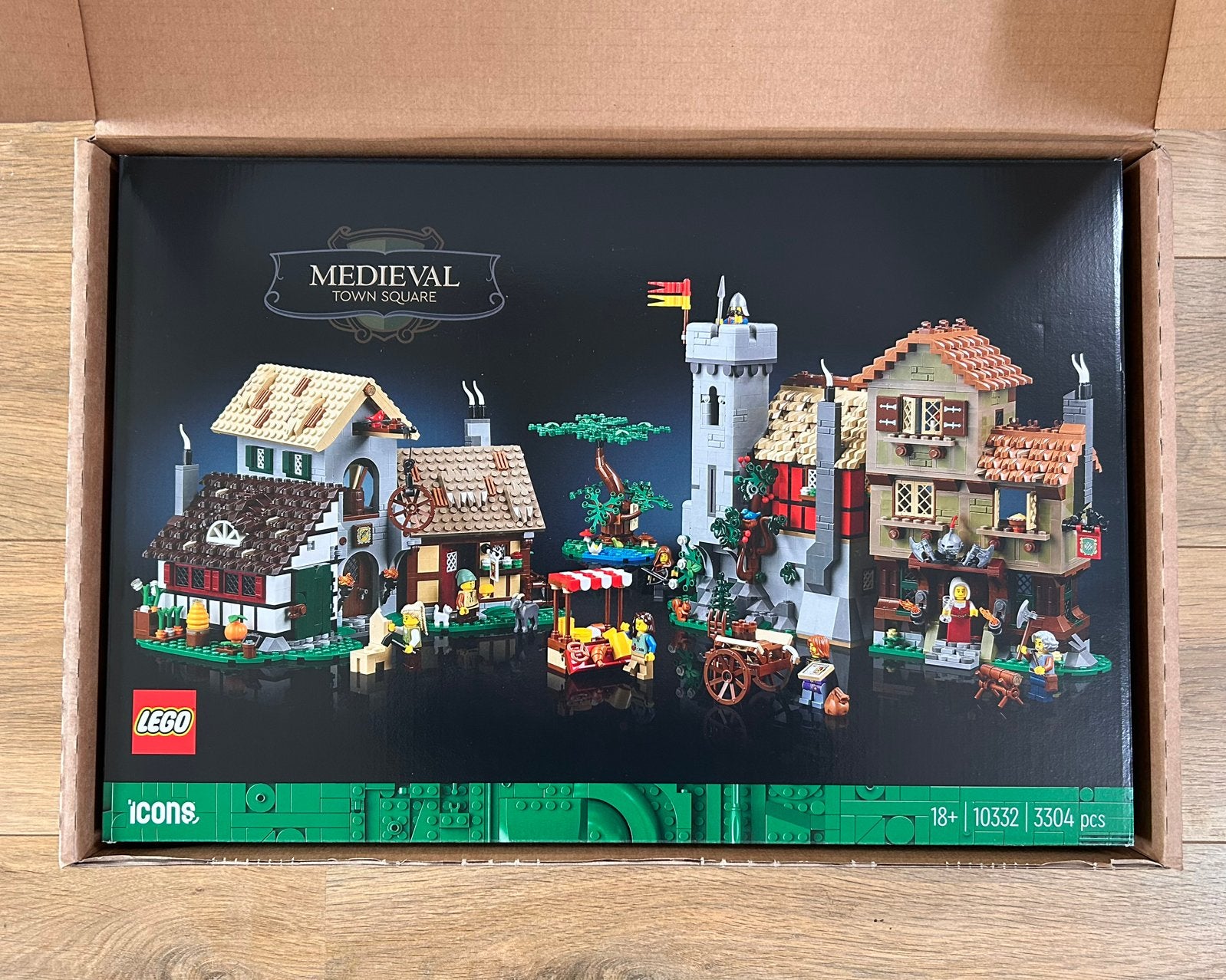 🆕 “NIEUW” LEGO 10332 Icons Middeleeuws stadsplein, Ophalen, Lego, Nieuw, Icons