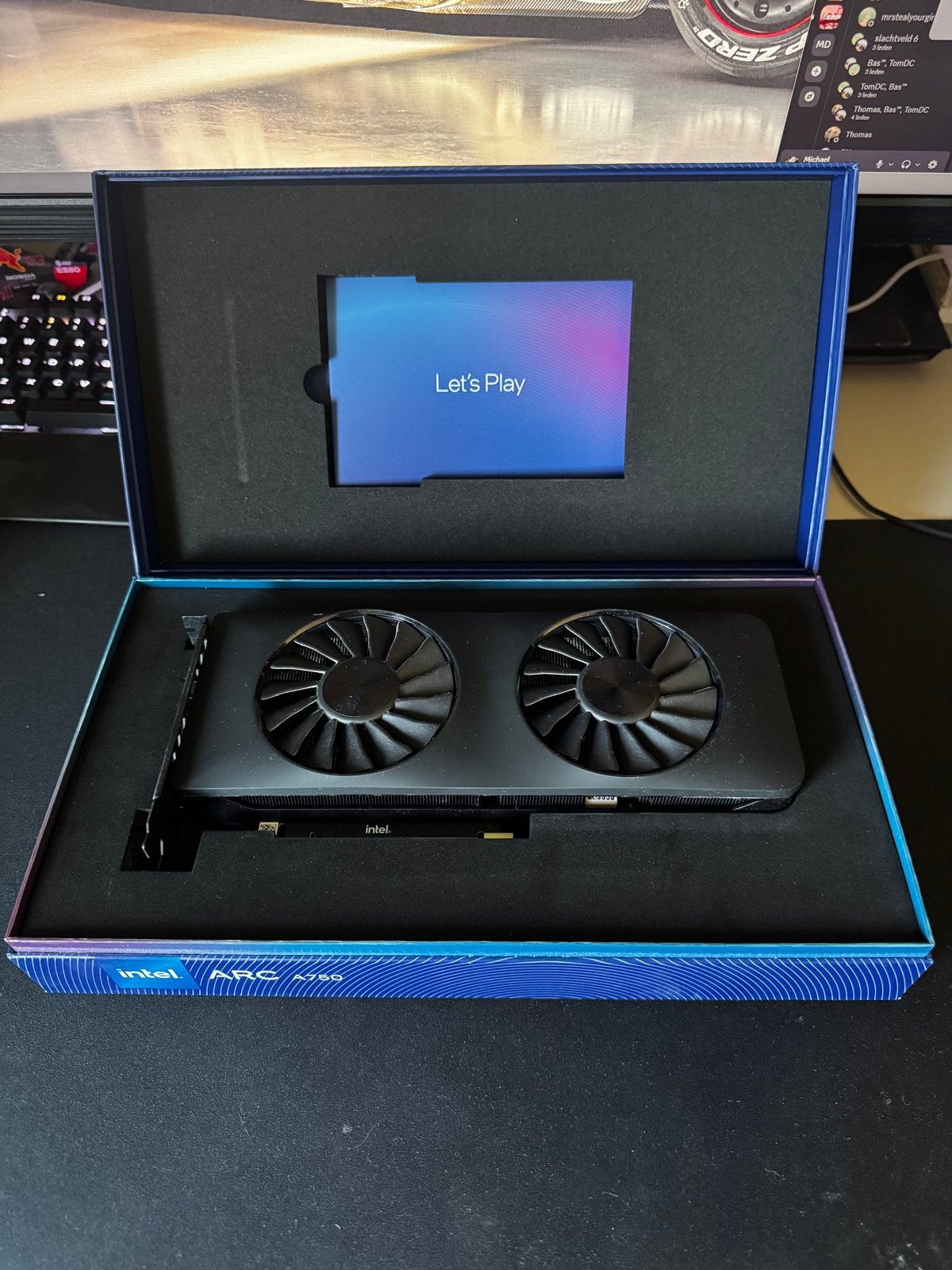 Intel Arc A750 Limited Edition Grafische Kaart (8GB), GDDR6, PCI-Express 4, Ophalen of Verzenden, HDMI