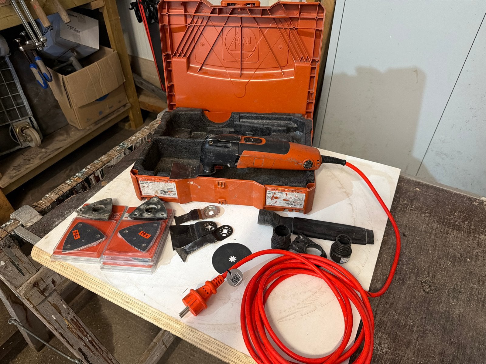 FEIN Multimaster multitool inclusief koffer en accessoires, Ophalen of Verzenden, Gebruikt