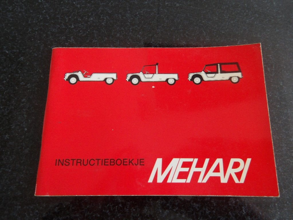 Citroën Mehari  - Instructieboekje - NL, Verzenden