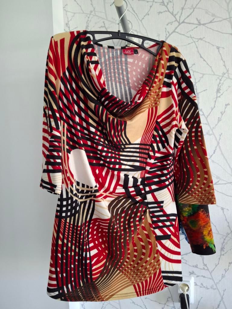Tuniek mt L, Kleding | Dames, Blouses en Tunieken, Ophalen of Verzenden, Zo goed als nieuw, Maat 38/40 (M)