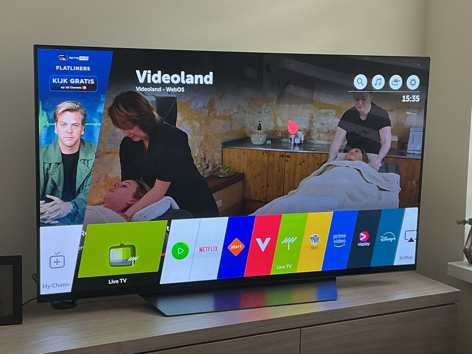LG OLED Smart TV - 55B8PLA, Audio, Tv en Foto, Televisies, Gebruikt, OLED, 100 cm of meer, 4k (UHD), LG, 100 Hz, Smart TV, Ophalen