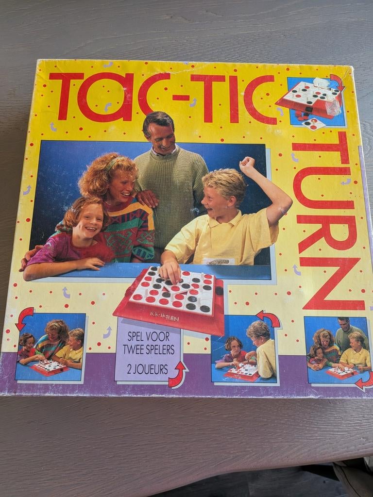 Tic Tac Turn spel, Een of twee spelers, Ophalen, Gebruikt, Klokken