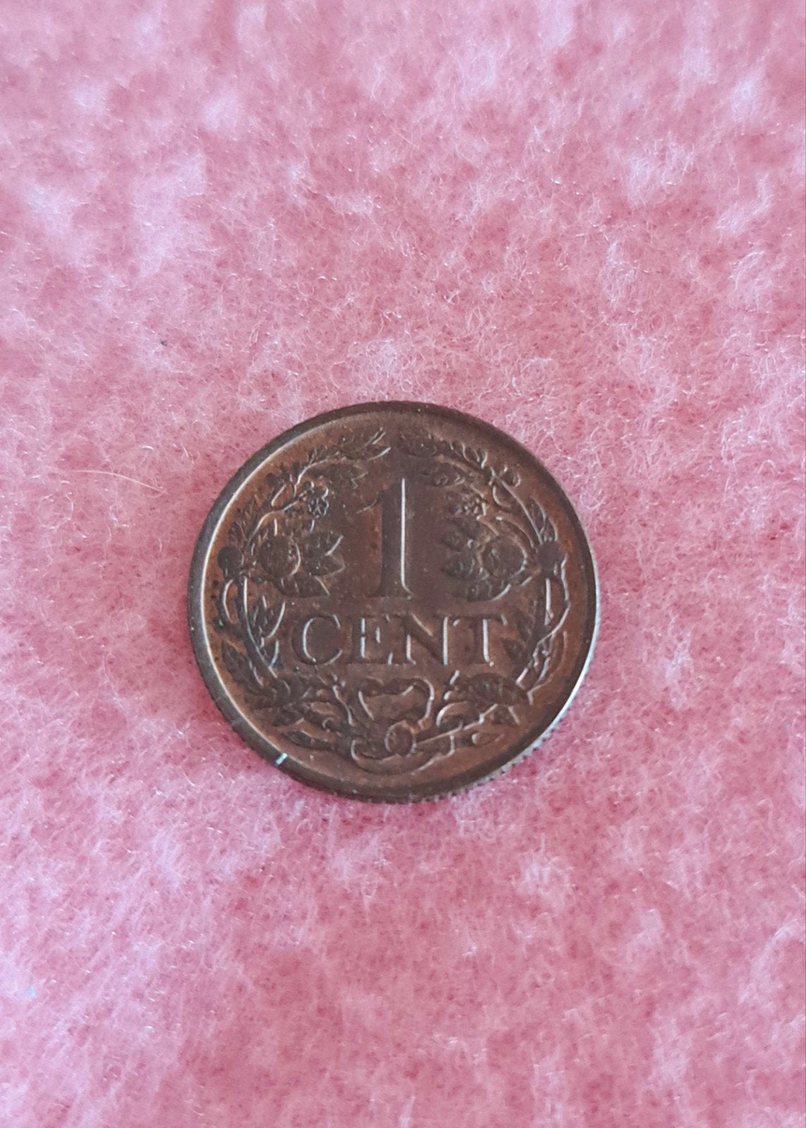 Bronzen 1 cent munt uit 1941 - A10, Ophalen of Verzenden, Koningin Wilhelmina, 1 cent, Losse munt