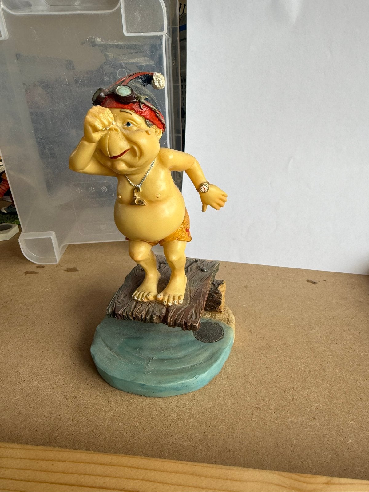 Grappig Laaf  duiker/zwemmer, Verzamelen, Efteling, Gebruikt, Ophalen of Verzenden