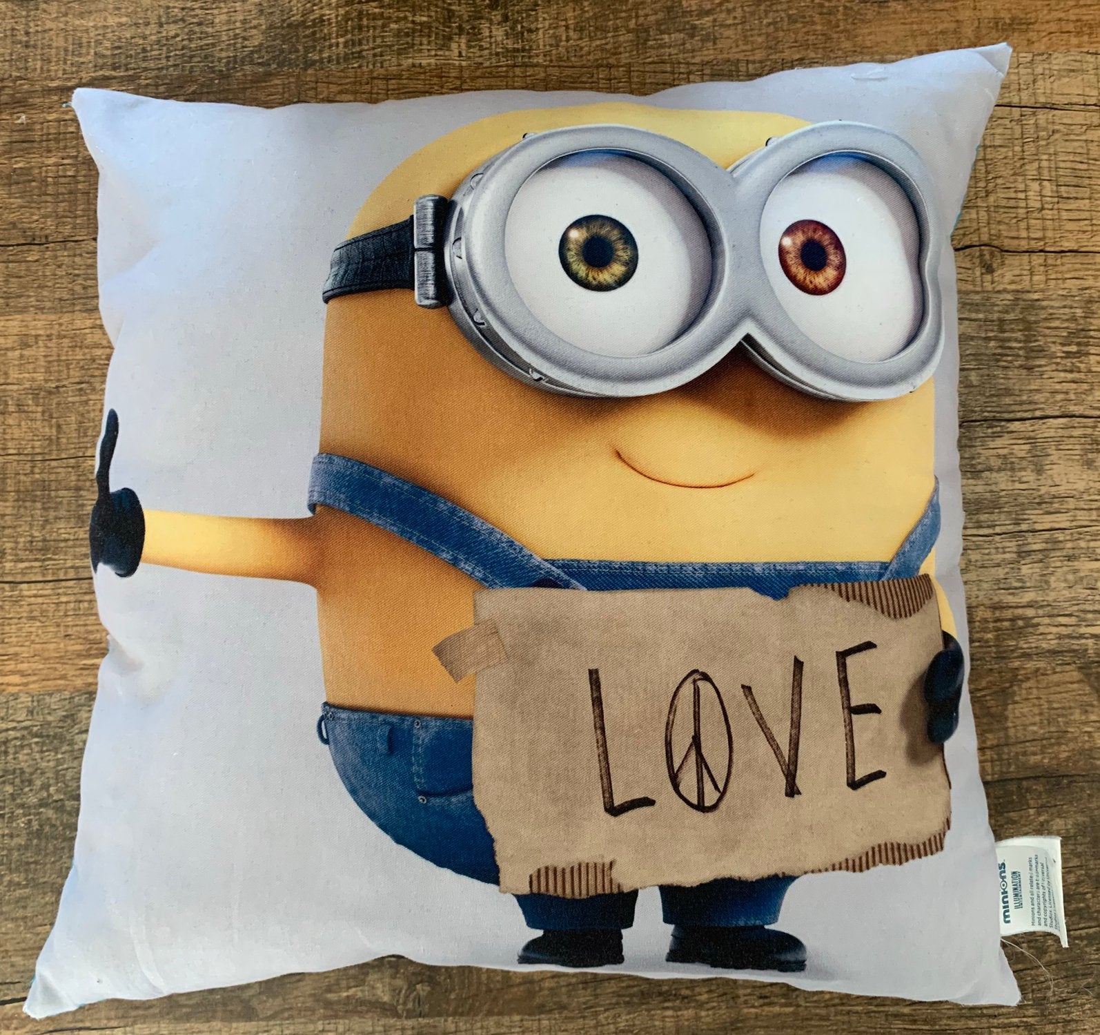 Minions kussen, Ophalen of Verzenden, Zo goed als nieuw, Vierkant