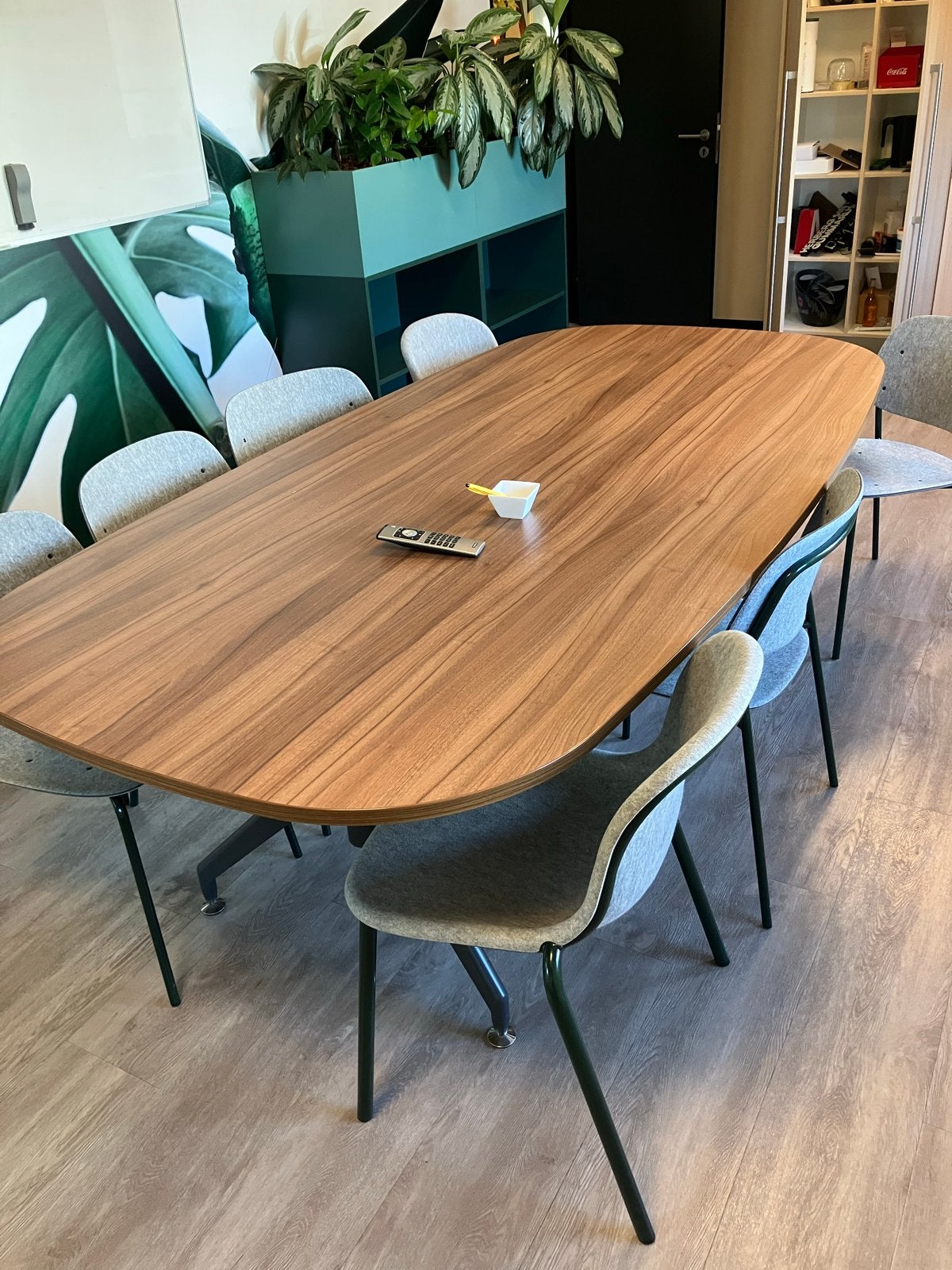 Grote vergadertafel 240x120 cm - Modern design, Ophalen, Gebruikt, 100 tot 150 cm, 200 cm of meer