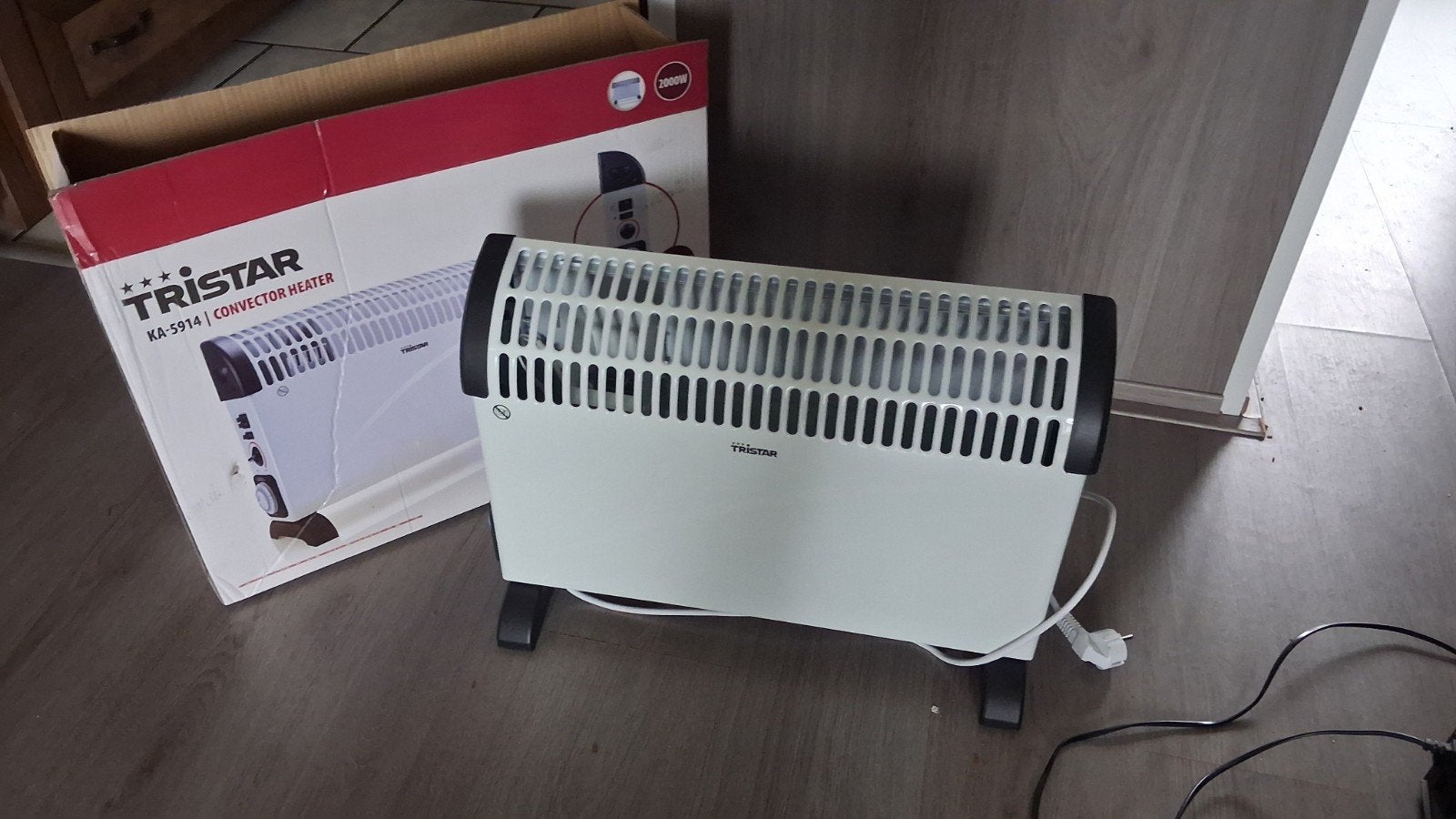 Tristar KA-5914 Convector kachel 2000W, Huis en Inrichting, Kachels, Ophalen, Elektrisch, Zo goed als nieuw, Vrijstaand