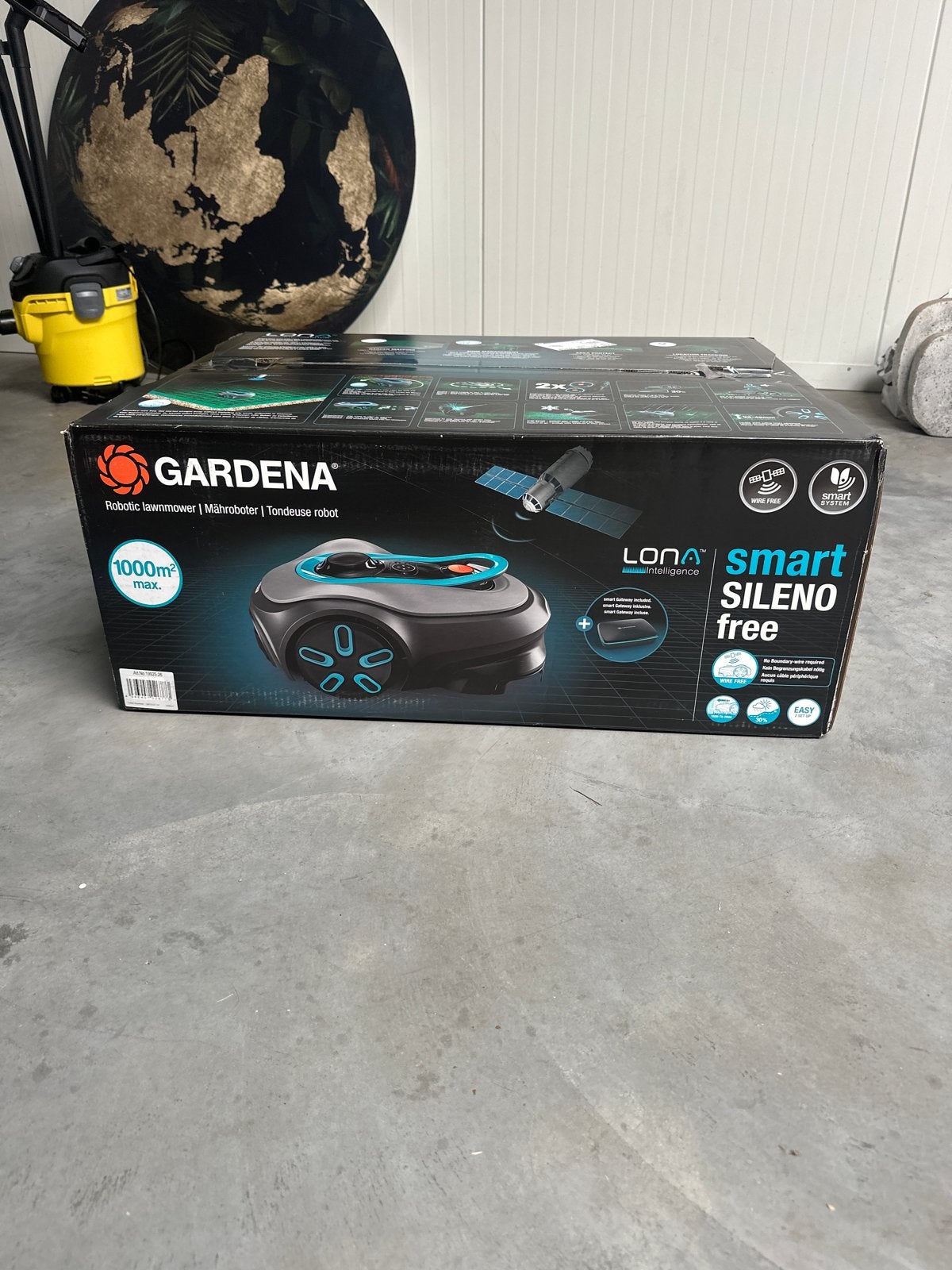 Gardena Smart Sileno Free Robotmaaier 1000m², Ophalen, Cirkelmaaier, Accu-grasmaaier, Nieuw