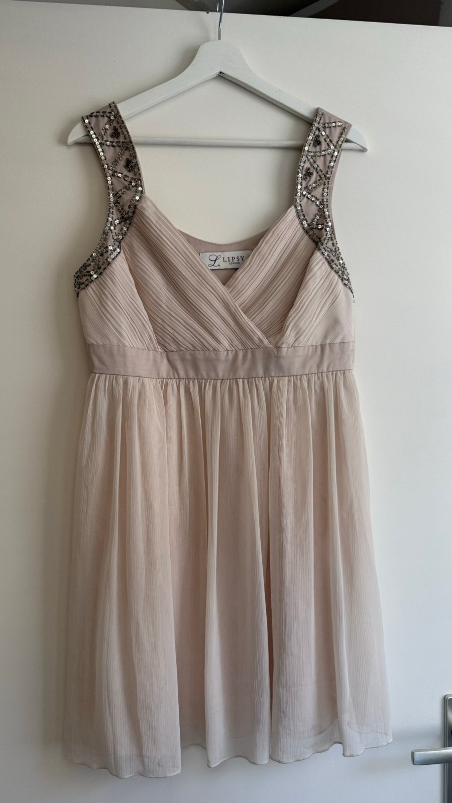 Lipsy London cocktailjurk met pailletten - Maat 40, Kleding | Dames, Nieuw, Ophalen of Verzenden, Roze, Maat 36 (S)