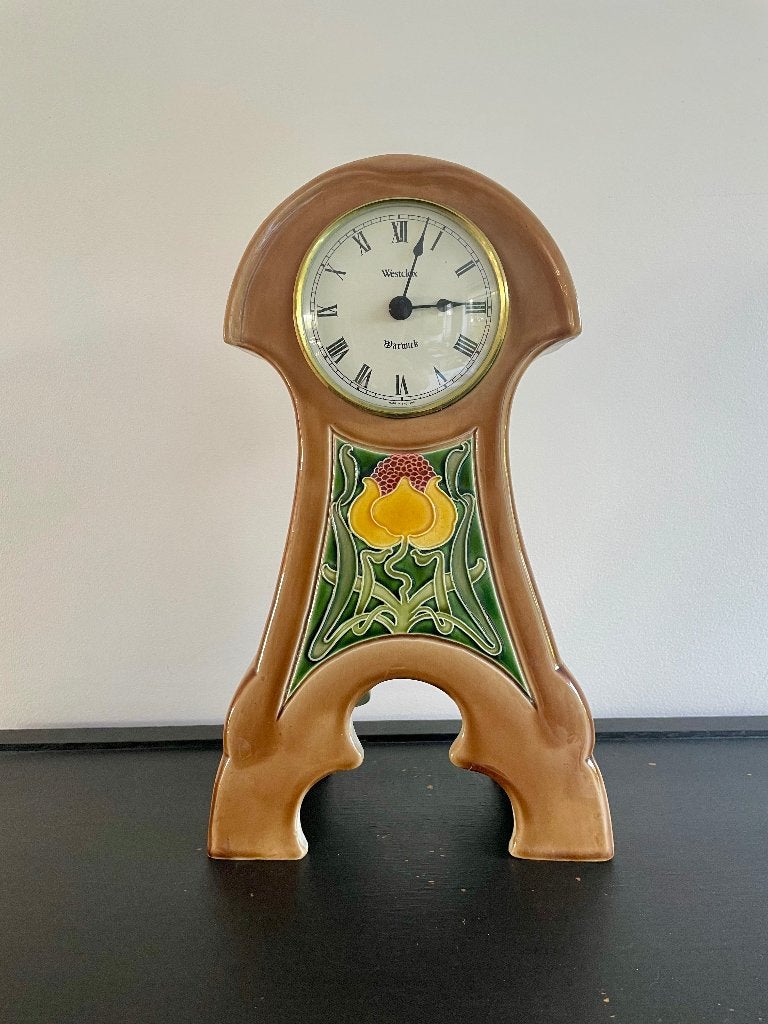 Art Nouveau / jugendstil klok Johann von Schwarz, Ophalen of Verzenden