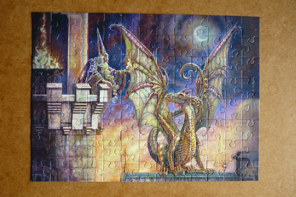 Ravensburger '' GAVE VAN HET VUUR '' 100 XXL, Ophalen of Verzenden, Minder dan 500 stukjes, Zo goed als nieuw, Legpuzzel