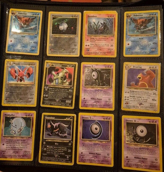 Pokémon Neo Discovery kaarten, Ophalen of Verzenden, Gebruikt, Meerdere kaarten