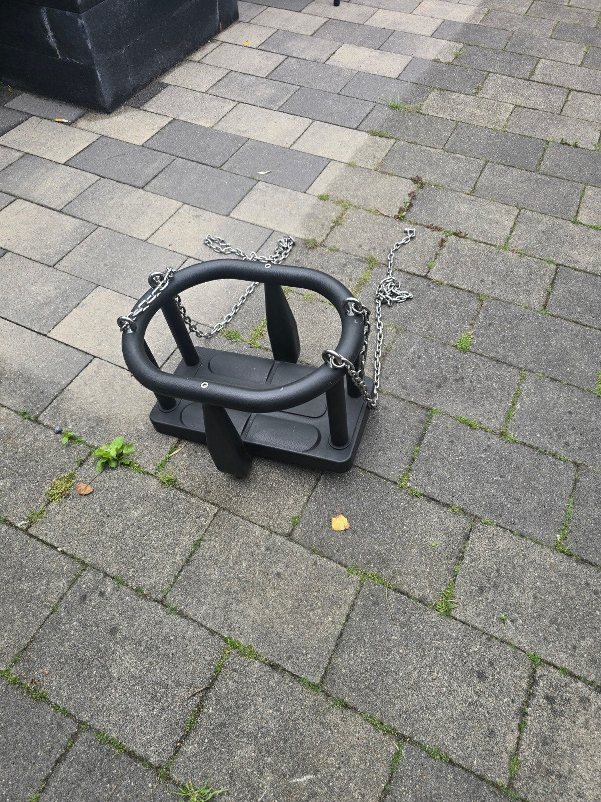 Professionele kinderschommel van aluminium en rubber, Ophalen, Gebruikt, Schommel