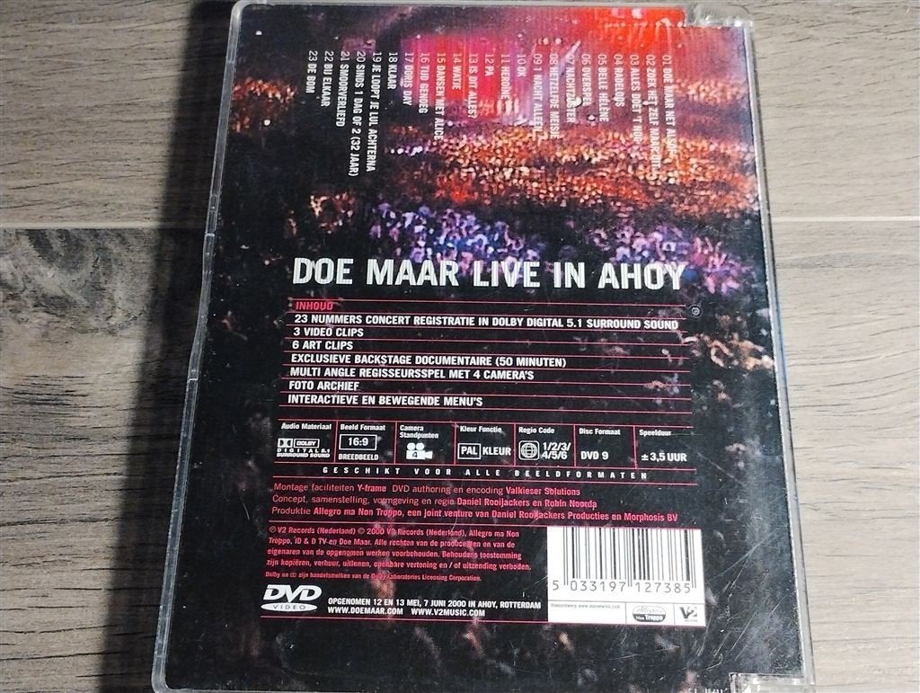 Doe Maar - Hees Van Ahoy [DVD], Alle leeftijden, Ophalen of Verzenden, Zo goed als nieuw