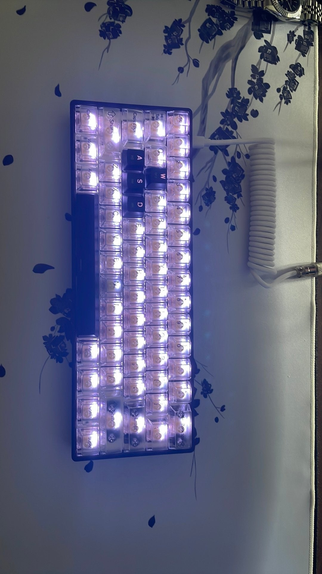 Mechanisch gaming keyboard met mods, Computers en Software, Toetsenborden, Ophalen of Verzenden, Zo goed als nieuw
