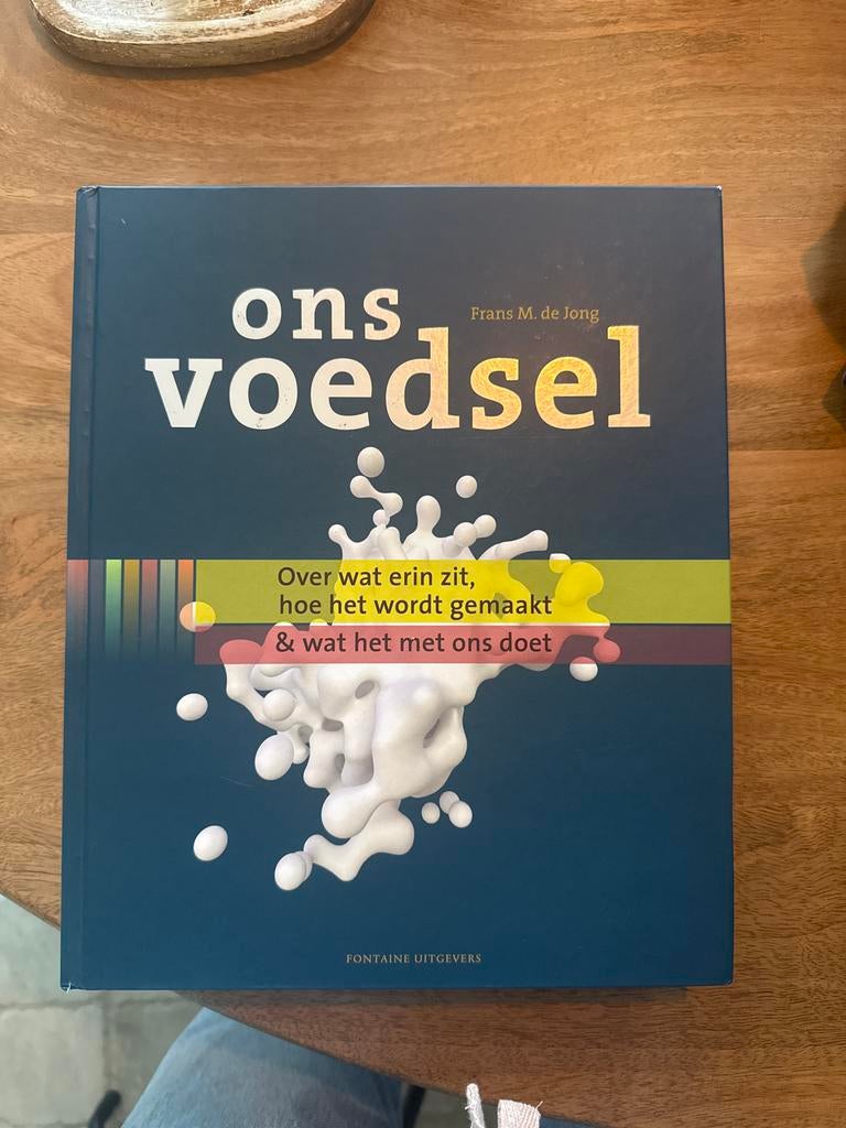 Frans M. de Jong - Ons voedsel, Boeken, Ophalen of Verzenden, Zo goed als nieuw, Frans M. de Jong