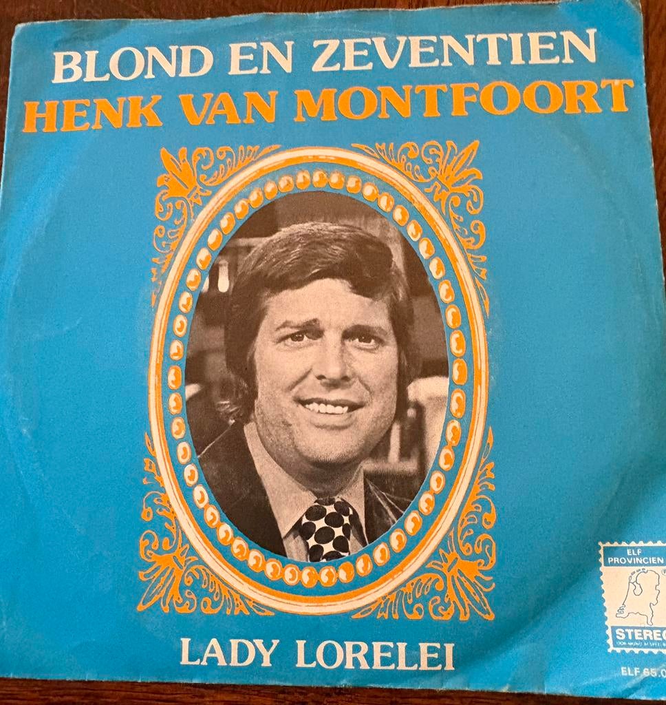 Henk van Montfoort - Blond en zeventien, Cd's en Dvd's, Vinyl Singles, Ophalen of Verzenden, Zo goed als nieuw, Nederlandstalig