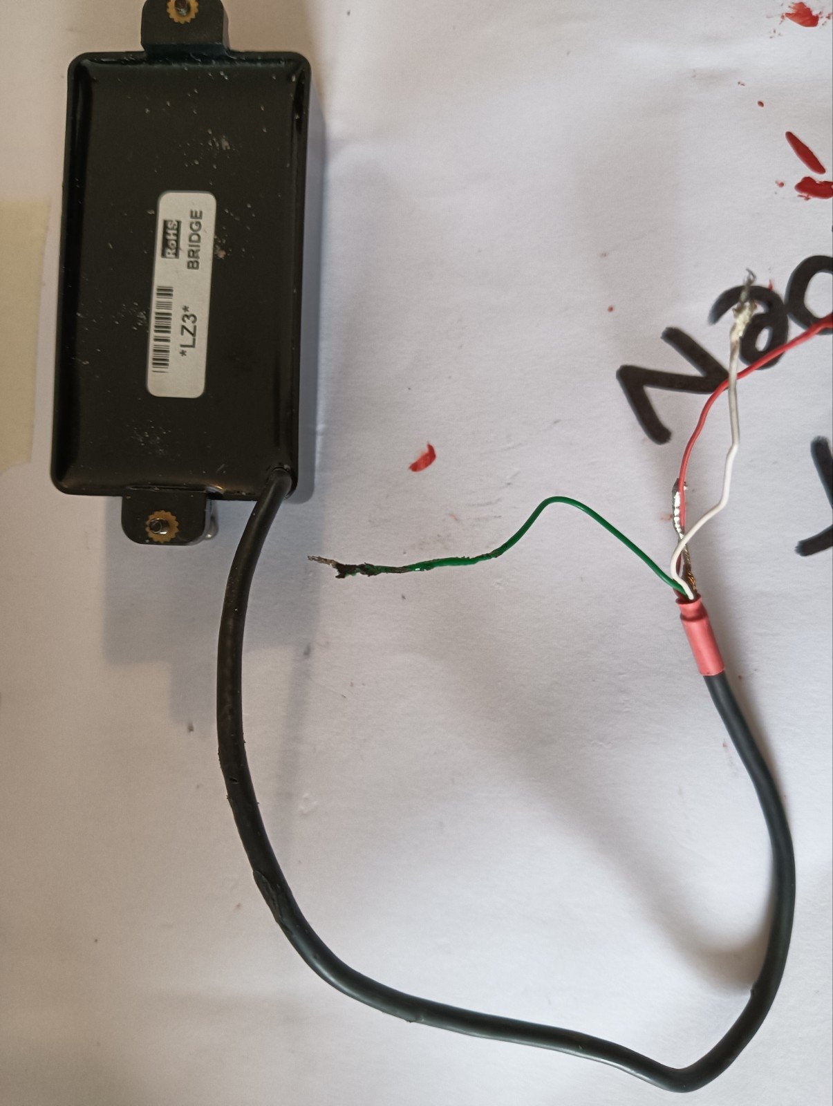Actieve elementen Ibanez RGA 42 (LZ3) met bedrading, Ophalen of Verzenden, Gebruikt