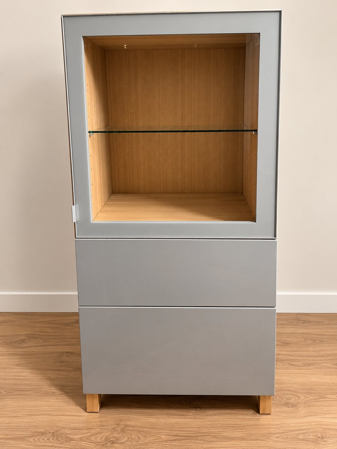 IKEA Besta Opbergcombinatie met Vitrinekasten en Lades, Ophalen, Zo goed als nieuw