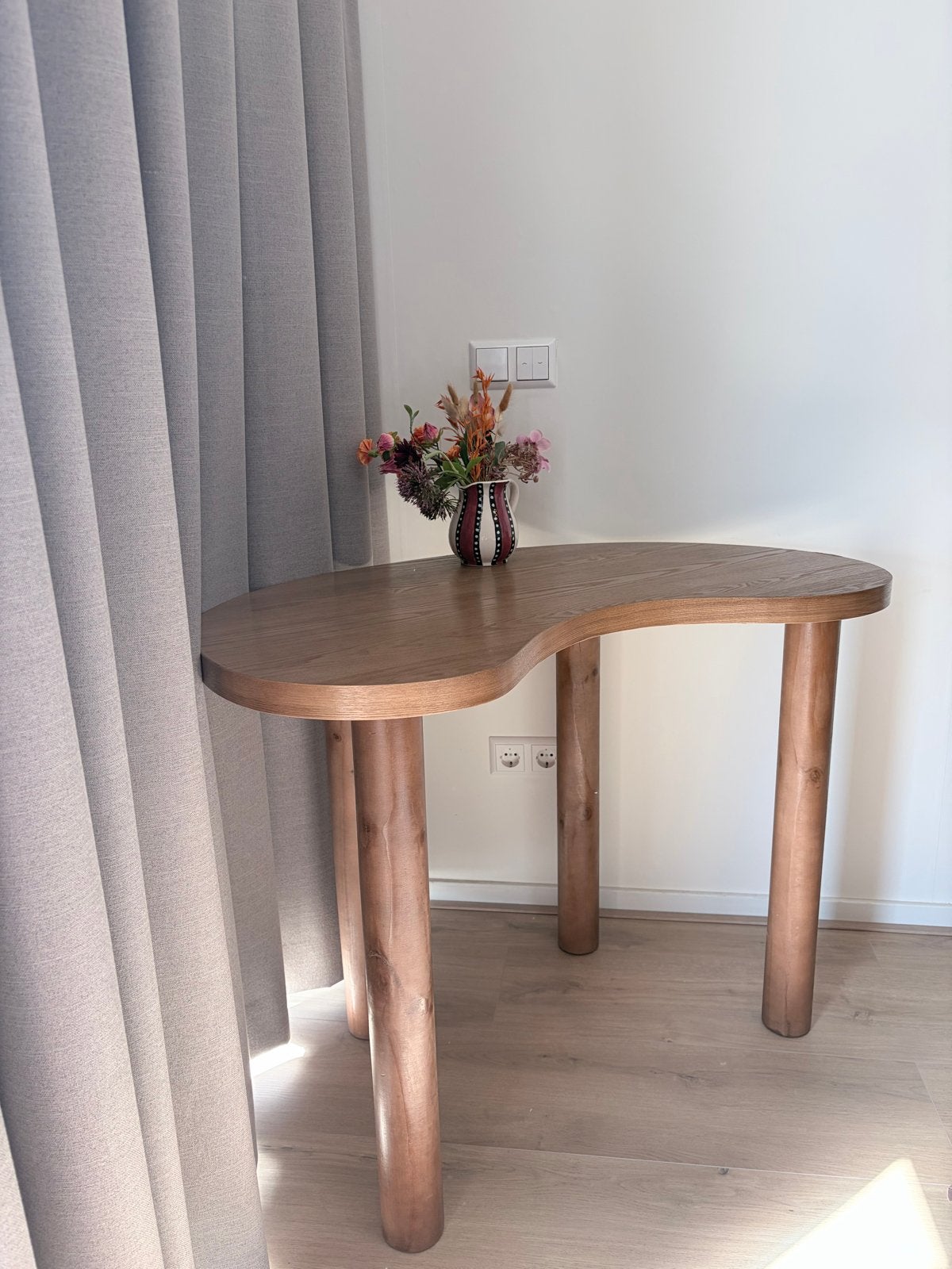 Xenos Sidetable Ruby - Organisch bureau, Ophalen, 50 tot 100 cm, Zo goed als nieuw, Overige vormen