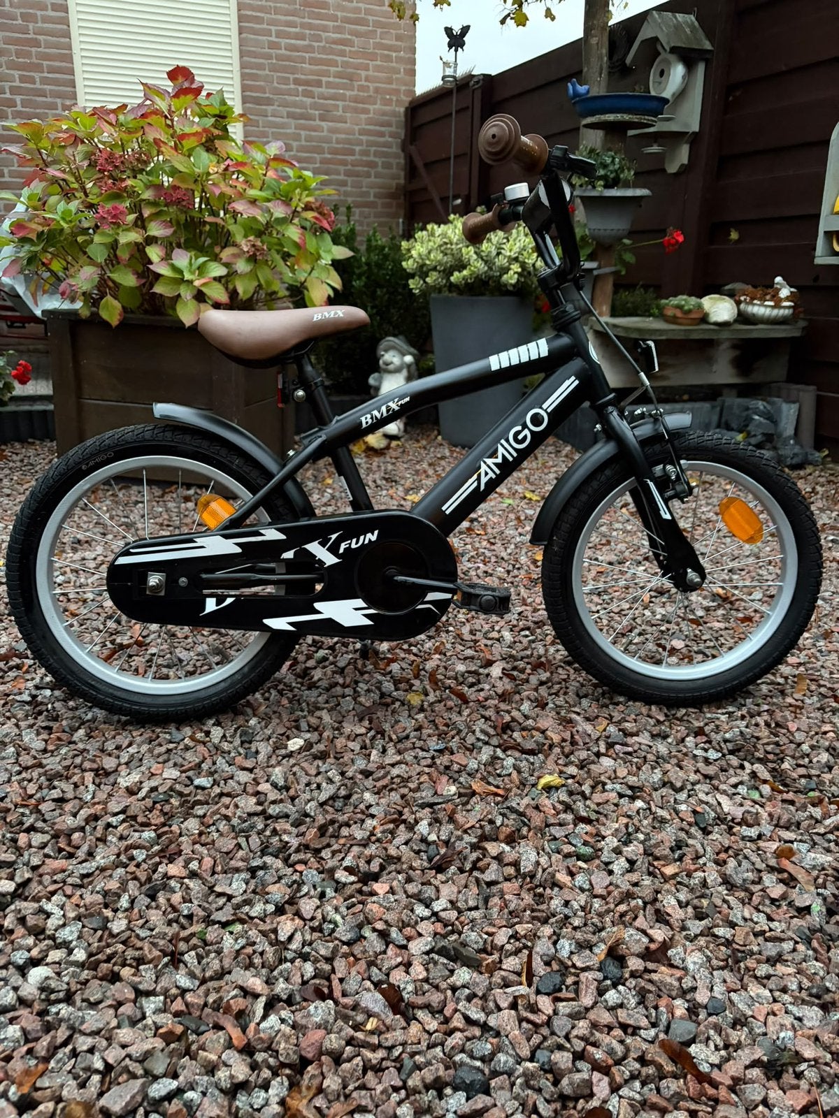 Jongensfiets 16 inch amigo bmx, Ophalen, Gebruikt, Staal, 16 tot 20 inch