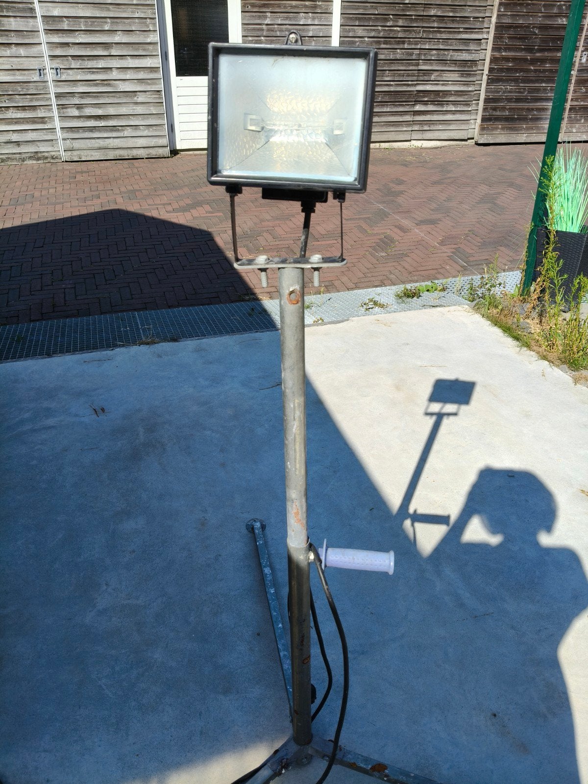 Promax Aurum Bouwlamp met Statief - Max 500W, Ophalen, Gebruikt, Met statief, Lamp met armatuur