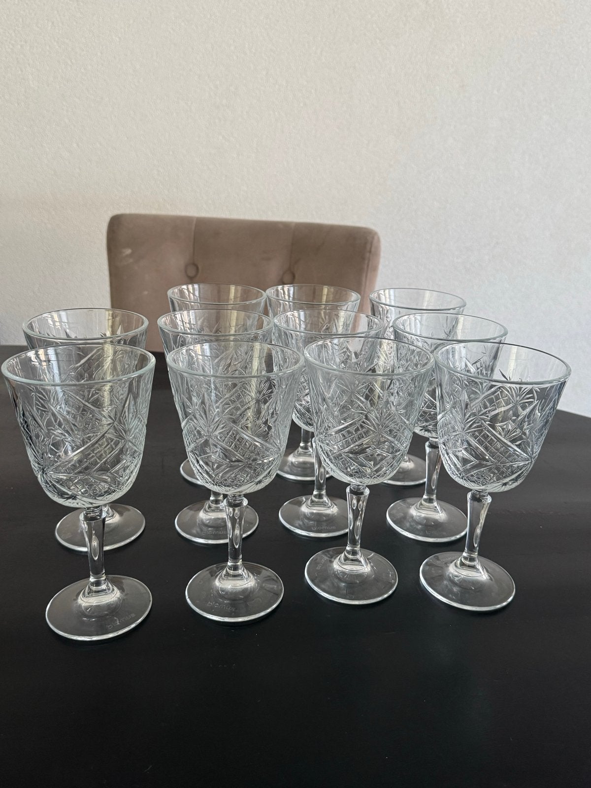 11 elegante kristalglazen van Blomus, Ophalen of Verzenden