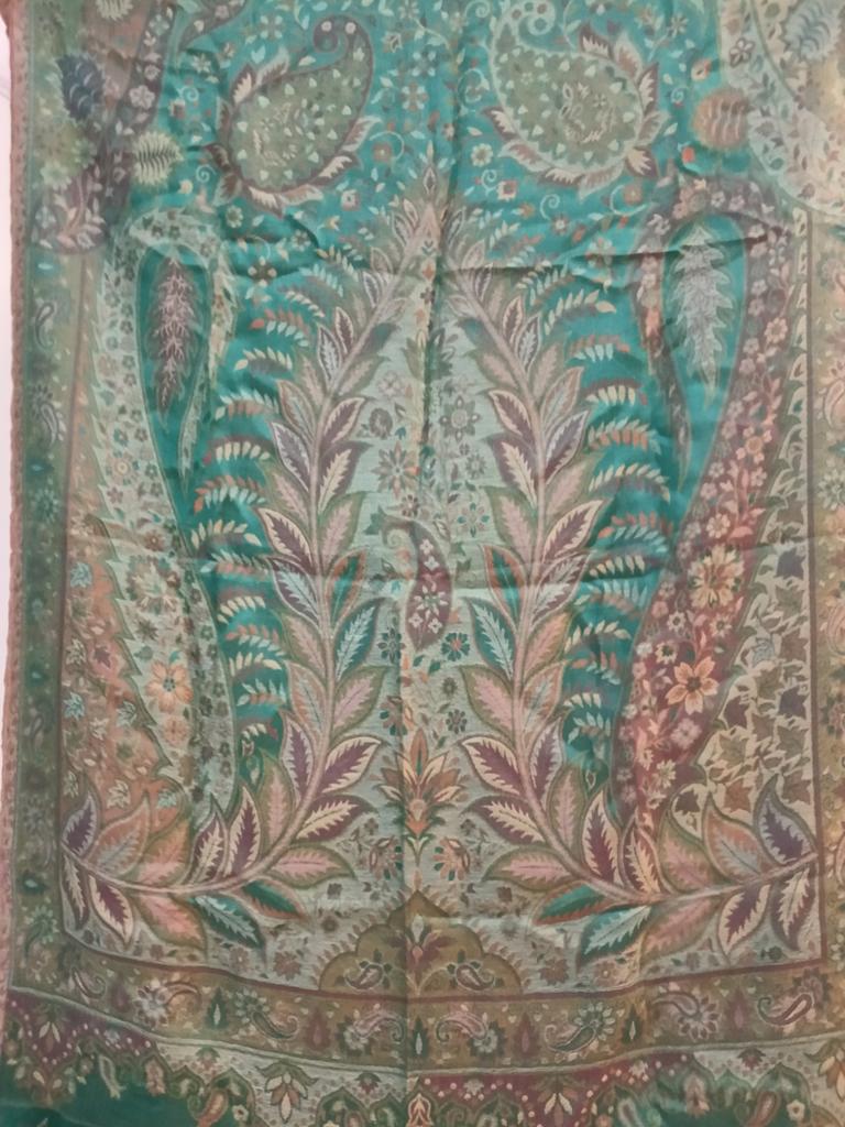 Prachtige Indiase Sjaal met gedetailleerd patroon, Kleding | Dames, Mutsen, Sjaals en Handschoenen, Onbekend, Ophalen of Verzenden