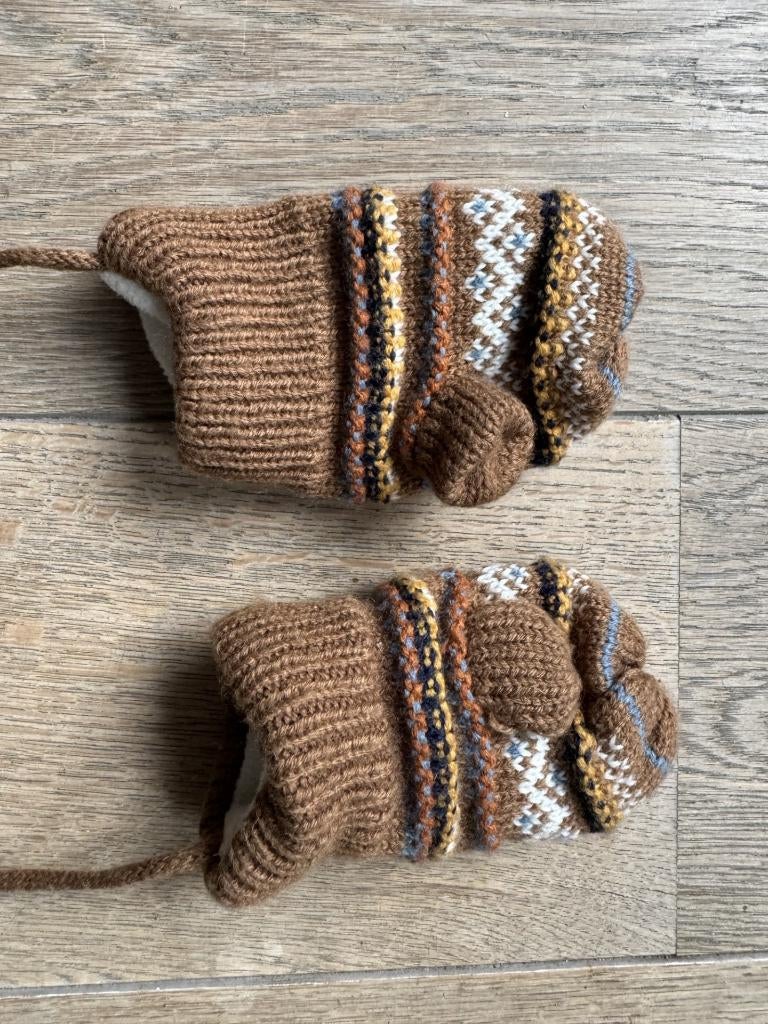 Wanten met koord baby, Ophalen of Verzenden, Jongetje of Meisje, Wanten