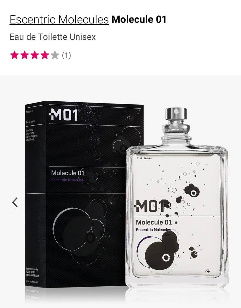 Escentric Molecules Molecule 01 Eau de Toilette Unisex, Ophalen of Verzenden, Nieuw