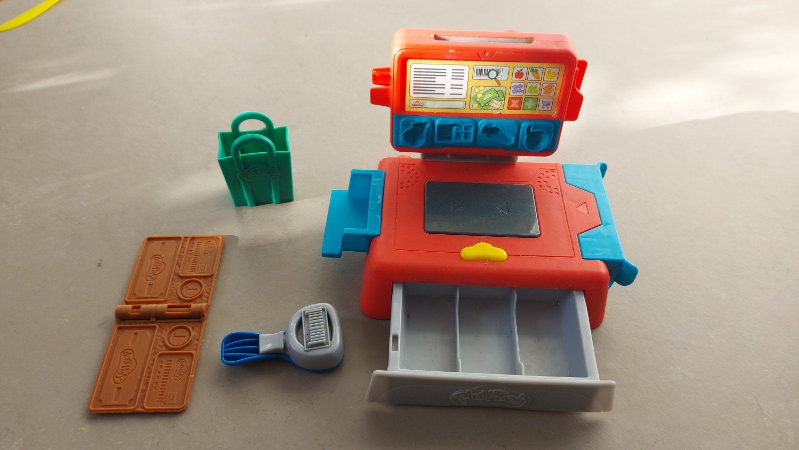 Play-doh klei kassa set, Ophalen of Verzenden, Gebruikt, Knutselen