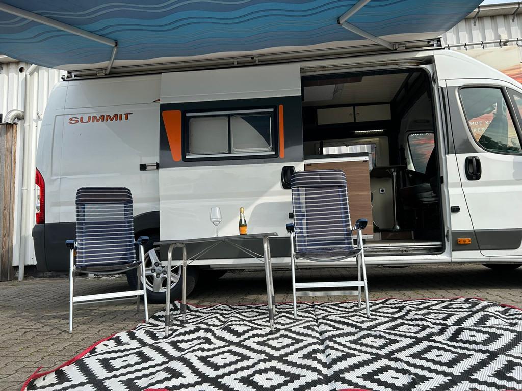 Pössl Ducato SUMMIT640 190*170 bed XL koelkast OFF GRID EUR, Caravans en Kamperen, Campers, Buscamper of Camperbus, Info@autohuysruurlo.nl